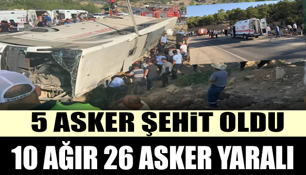 Kahreden haber: 5 askerimiz şehit oldu!