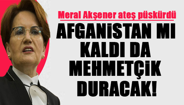 Meral Akşener isyan etti: Bizi dinlemediler!