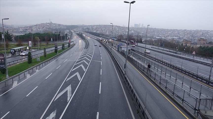 İstanbul trafiğinde bayram sessizliği