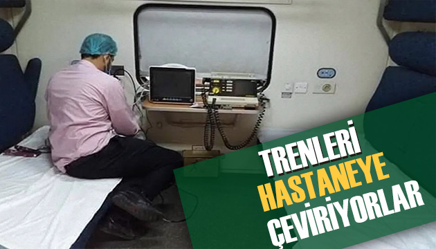 Pakistan ve Hindistan trenleri mobil hastanelere çeviriyor