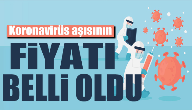 Koronavirüs aşısının fiyatı açıklandı