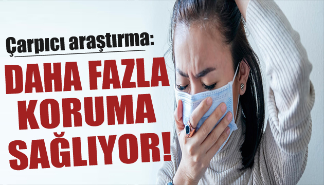 Çarpıcı araştırma: Çift maske daha fazla koruyor