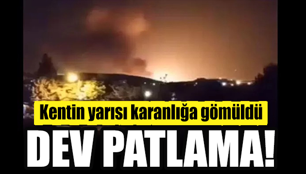 İran da büyük patlama meydana geldi