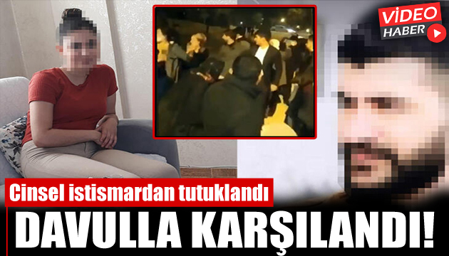 Cinsel istismar iddiasıyla tutuklandı! Tahliye olunca davulla karşılandı