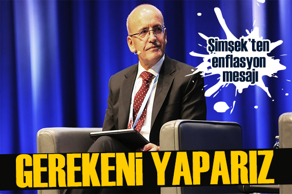 Bakan Şimşek ten enflasyon açıklaması: Ne gerekiyorsa yapacağız