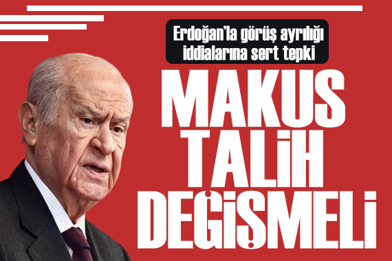 Bahçeli den dikkat çeken açıklamalar: Makus talih değişmelidir!