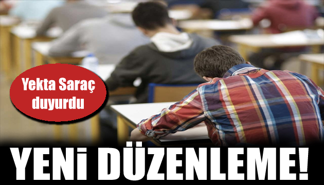 YÖK yeni düzenlemeyi duyurdu