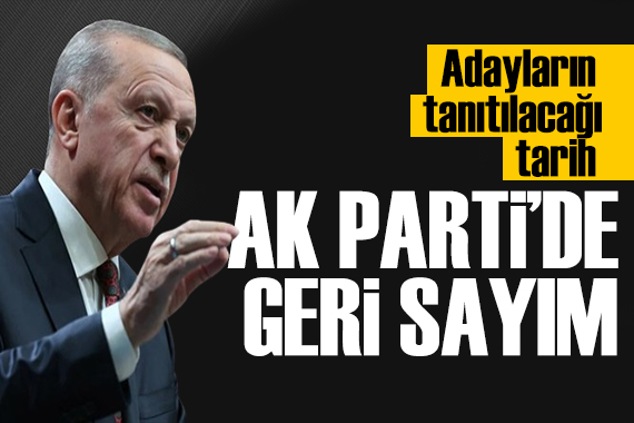 AK Parti için kritik tarih! Erdoğan adayları açıklayacak