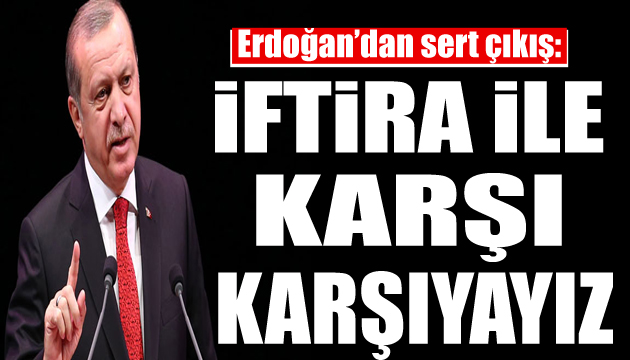 Cumhurbaşkanı Erdoğan dan tarihi törende sert tepki