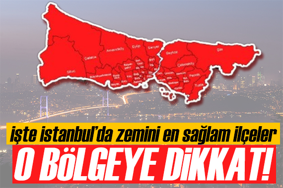 Uzmanlardan İstanbul depremi uyarısı: O ilçelerin zemini sağlam!