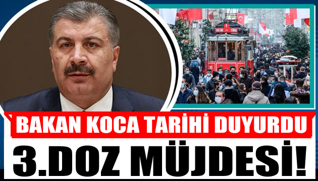 Bakan Koca açıkladı: Üçüncü doz yerli olacak