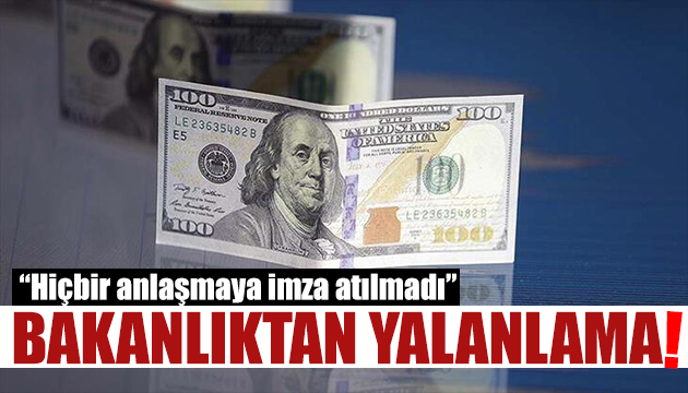 Bakanlıktan IMF açıklaması