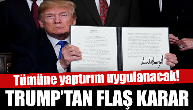 ABD Başkanı Trump tan flaş Hong Kong kararı