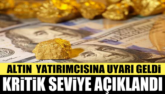 Altın yatırımcıları dikkat! Kritik seviye 1900 dolar