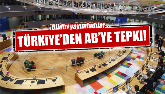 Türkiye den 9 AB üyesi ülkeye  zirve  tepkisi