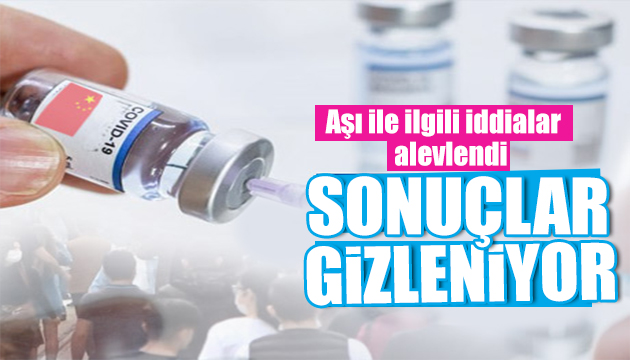 Aşı iddiaları alevlendi: Sonuçlar gizleniyor