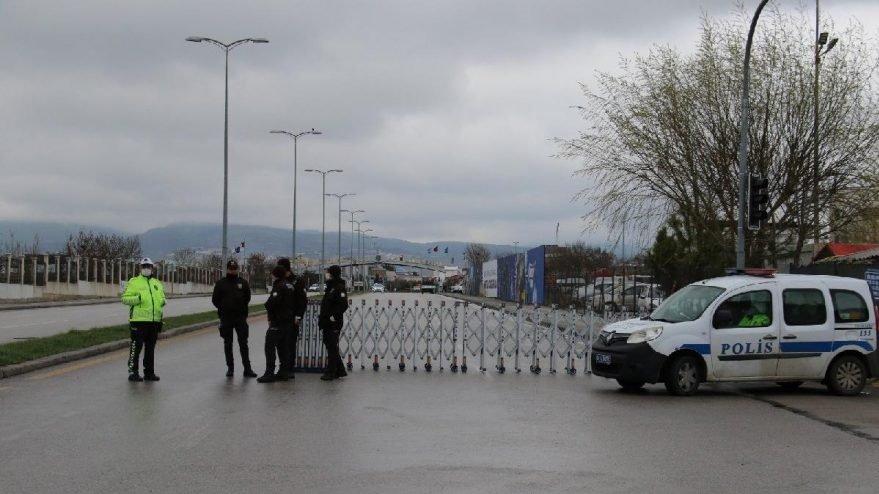 Kent merkezi giriş çıkışlara kapatıldı