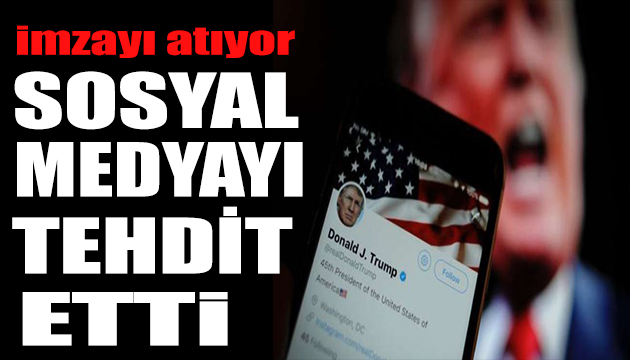 Trump tan sosyal medya imzası