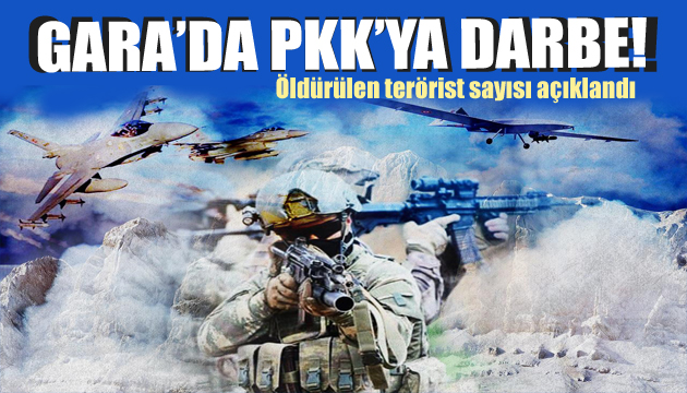 MSB duyurdu: Gara da PKK ya ağır darbe!