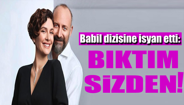 Bergüzar Korel eşi Halit Ergenç e isyan etti!