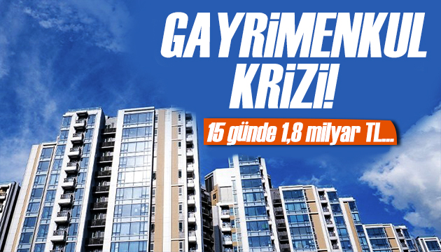 Gayrimenkul sektöründe çöküş