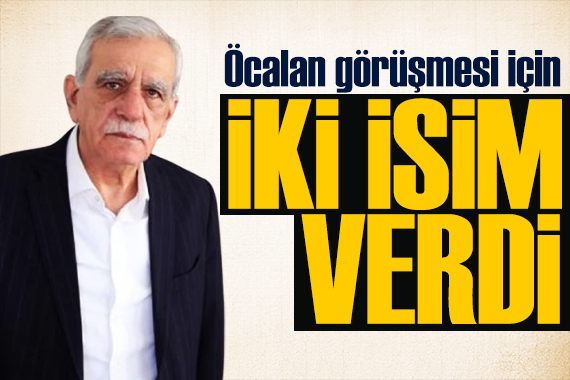 Ahmet Türk ten Öcalan açıklaması: İki isim verdi