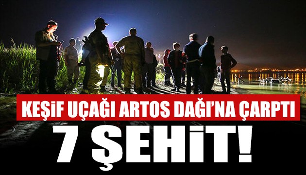 Van'da keşif uçağı düştü: 7 şehit!