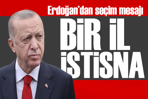 Erdoğan dan kritik seçim mesajı: Tek hedefimiz seçimi kazanmak
