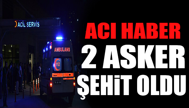 Siirt te askeri araç uçuruma yuvarlandı: 2 şehit 6 yaralı