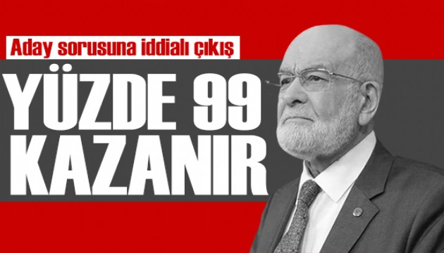 Karamollaoğlu'ndan iddialı çıkış: Yüzde 99 kazanır