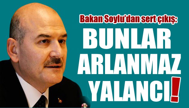 Bakan Soylu'dan sert sözler: Bunlar arlanmaz!