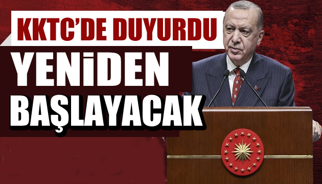 Erdoğan Kıbrıs tan konuştu: Bizden kimse beklemesin!