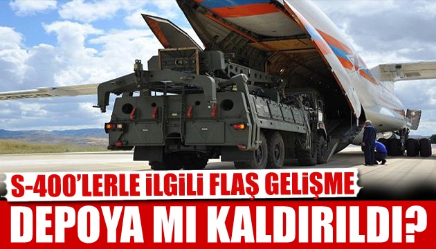 S-400'lerle ilgili yeni gelişme: Depoya mı kaldırıldı?