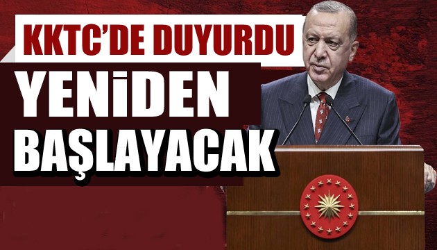 Erdoğan Kıbrıs'tan konuştu: Bizden kimse beklemesin!