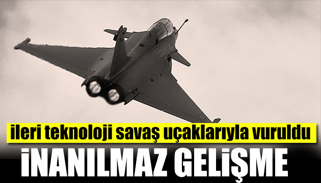 Libya da Vatiyye Üssü ileri teknoloji uçaklarla vuruldu