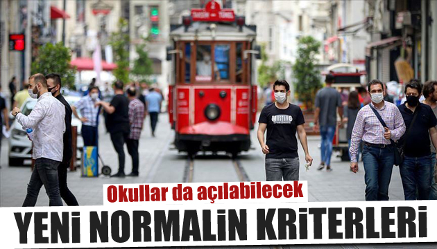 İşte yeni normalin kriterleri: Okullar açılabilecek