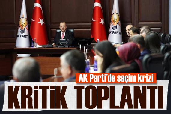 AK Parti de seçim krizi! MYK toplanıyor