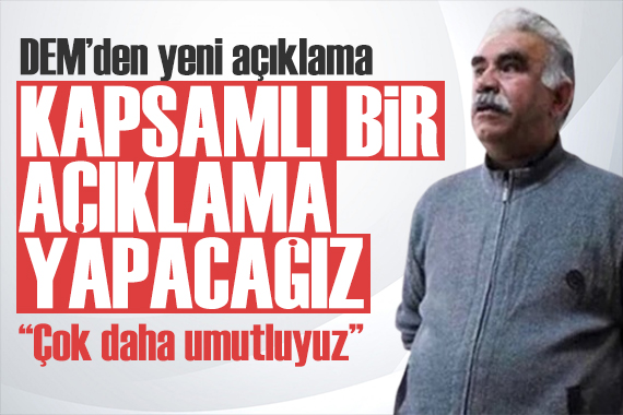 DEM Parti den yeni İmralı açıklaması: Heyet olarak kapsamlı bir açıklama yapacağız