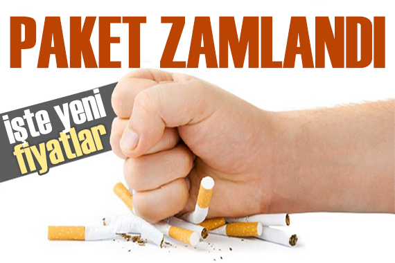 Sigaraya bir zam daha geldi! Sigara ne kadar oldu? İşte fiyat listesi