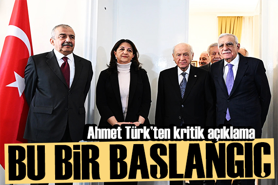 Ahmet Türk ten İmralı açıklaması: Bu bir başlangıç