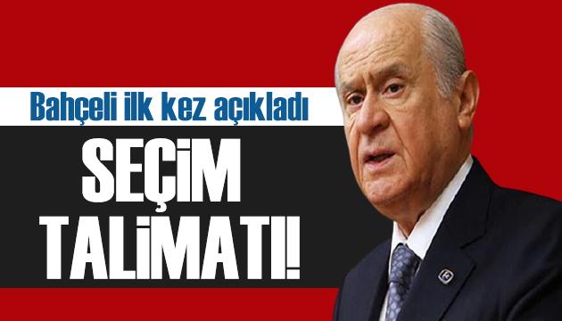 Bahçeli den sert tepki: Vatana ihanet eden sensin!