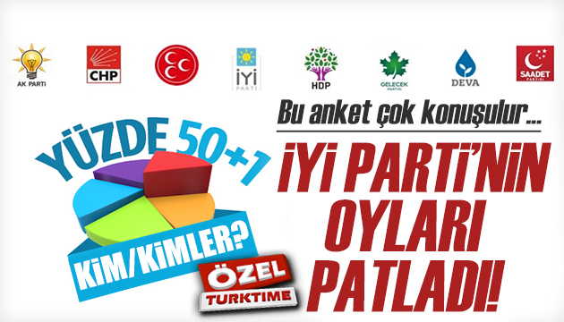 Son seçim anketi: İYİ Parti nin oyları patladı!