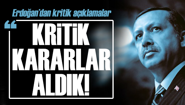 Cumhurbaşkanı Erdoğan: İhtiyaçtan öte zorunluluk oldu!