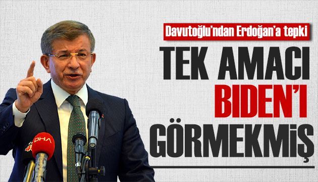 Davutoğlu ndan tepki: Bu zihniyetten çevrecilik beklenir mi?