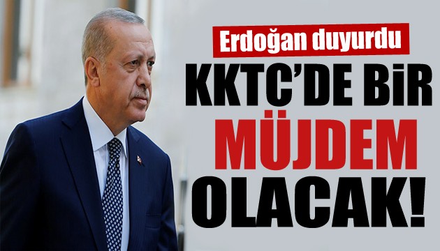 Cumhurbaşkanı Erdoğan: KKTC'de müjdeyi açıklayacağım