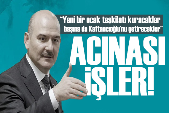 Bakan Soylu  acınası  diyerek tepki gösterdi: Millet İttifakı yoksun kaldı