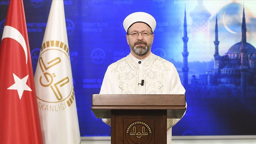 Diyanet İşleri Başkanı Ali Erbaş tan bayram hutbesi