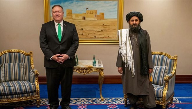 Pompeo Taliban liderleri ile görüştü