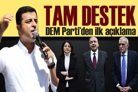 Demirtaş a ziyaret! DEM Parti den açıklama: Tam destek!