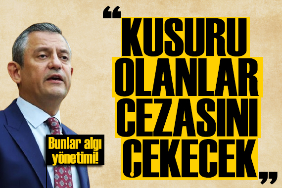 Özgür Özel den Erdoğan a yargı yanıtı: Tebessümle izledik